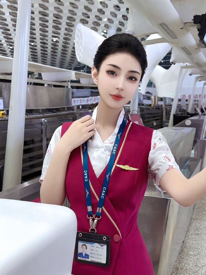 北京 在飞气质空乘