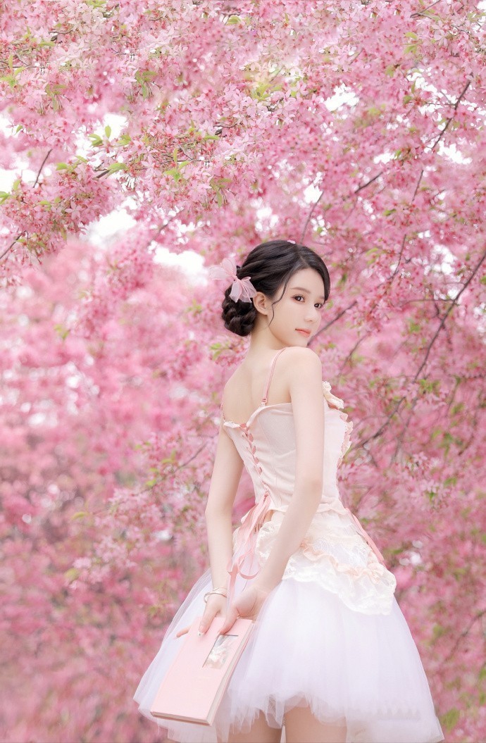 法式少女樱花写真摄影@Lila-阿敏工作室@阿敏写真馆 客片